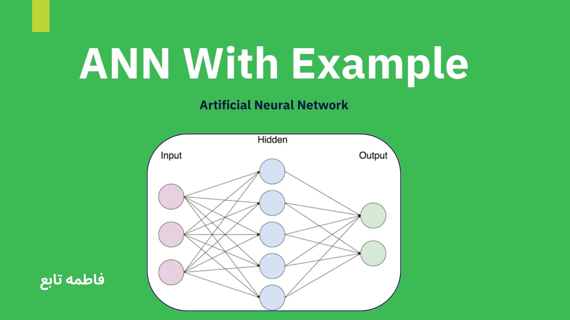 معرفی شبکه‌های عصبی مصنوعی (ANN) با مثال